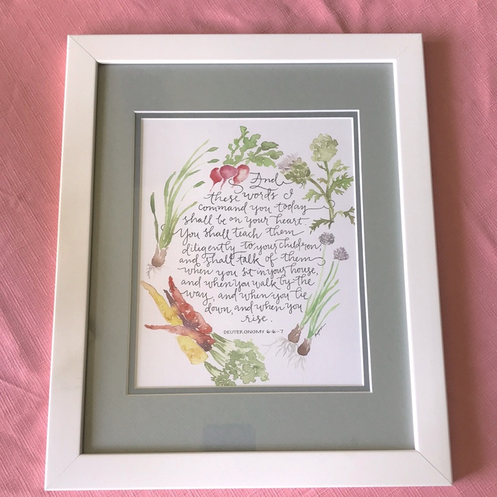 GraceLaced framed Scripture print by Ruth Chou Simmons